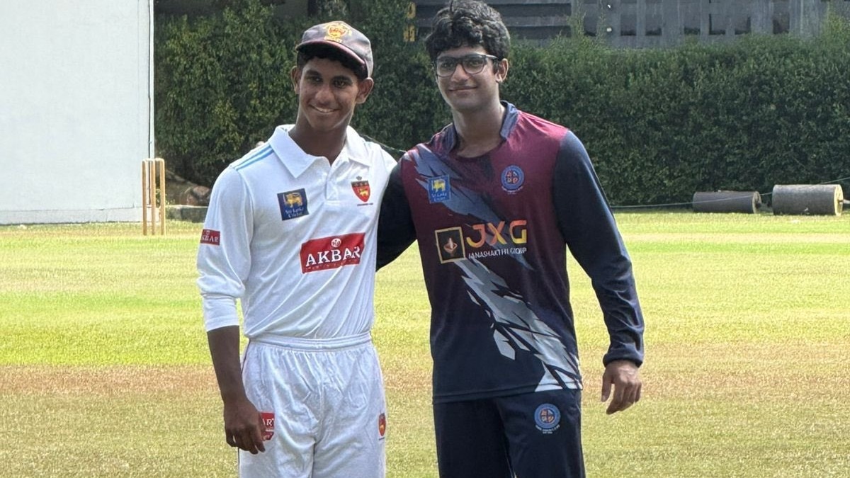 Ranuk Jayasuriya, Naren Muralidaran (Source: Social Media) Ranuk Jayasuriya, Naren Muralidaran